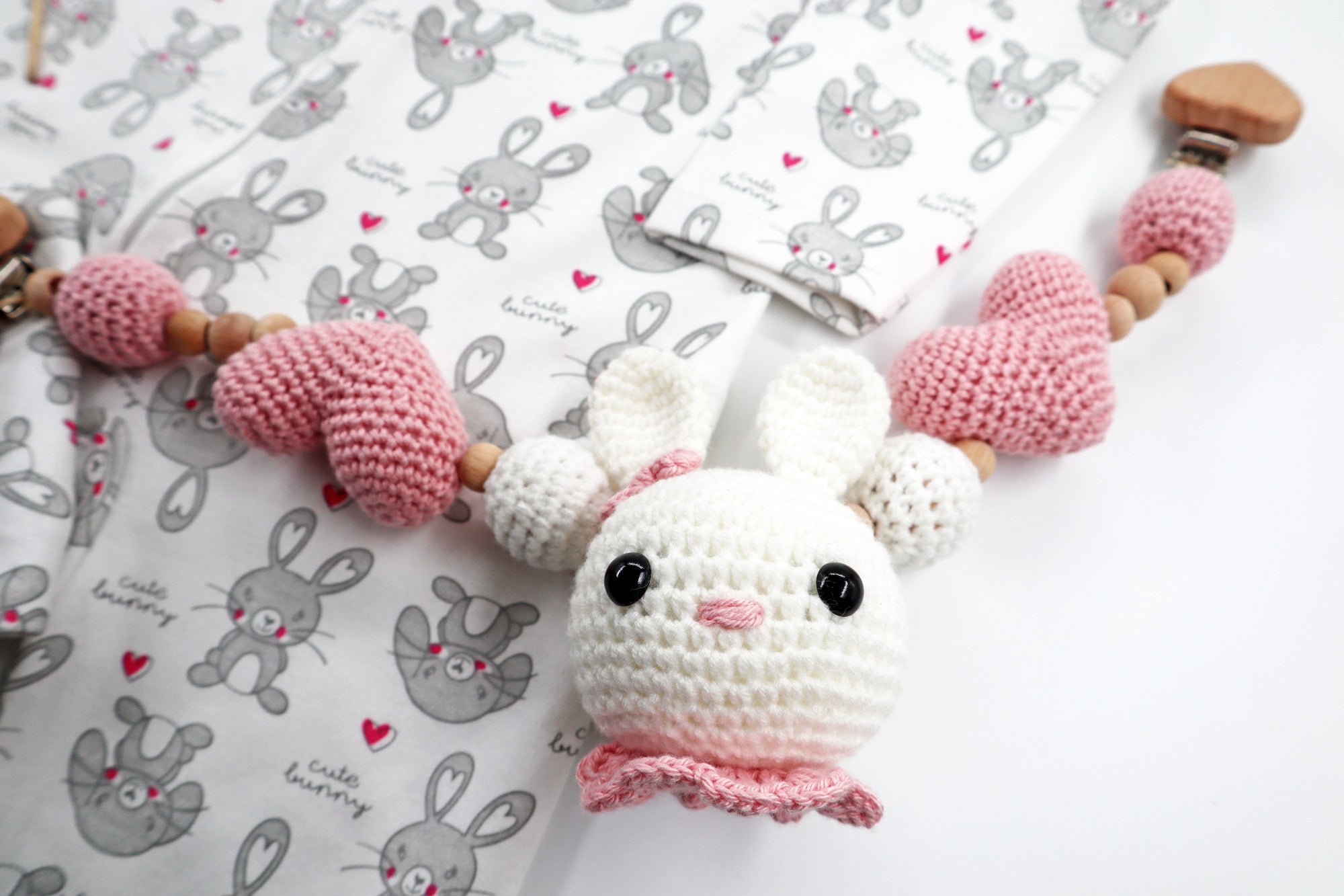 Pink Rabbit Gift Set