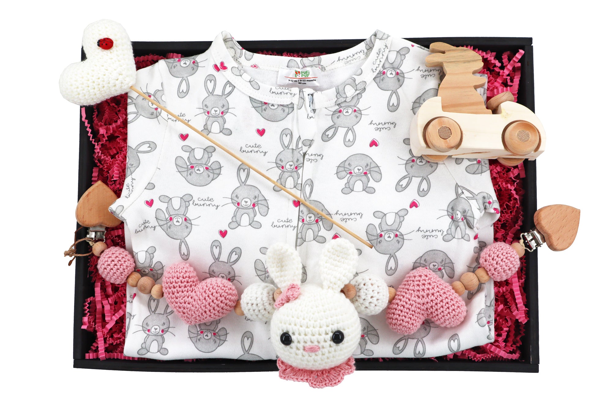 Pink Rabbit Gift Set