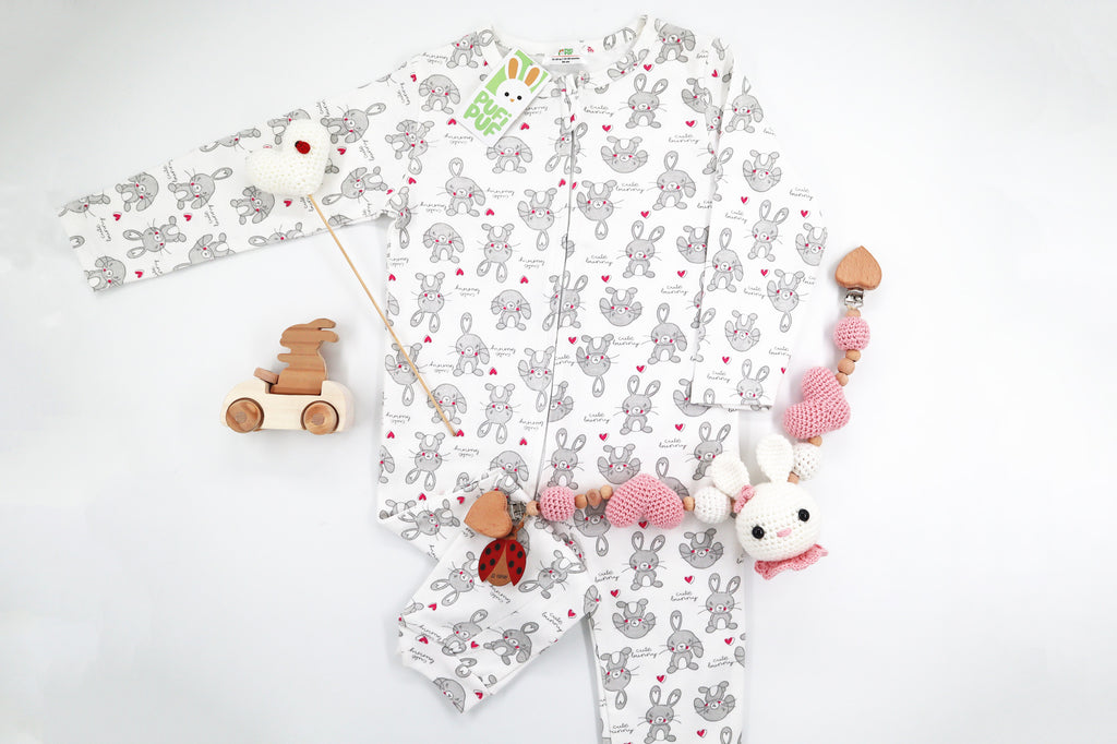 Pink Rabbit Gift Set